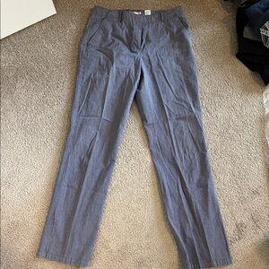 Liz Claiborne Women's Blue Striped Chinos